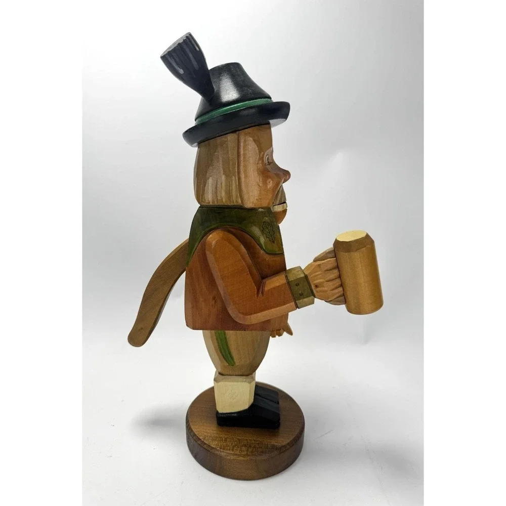 Nutcracker‎ Hand Carved German Beer Attributed Kathe Wohlfahrt Christkindlmarkt